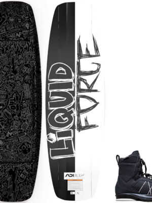 Liquid Force Tao Cable Wakeboard Package w/ Tao 6X Bindings [Black] 2026