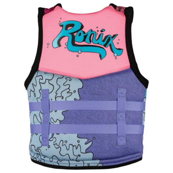 Ronix August Girl's CGA Life Jacket - Youth (50-90lbs) [Pink/Purple]