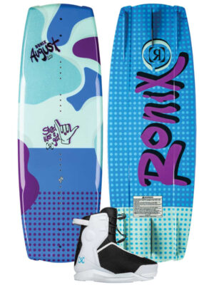 Ronix August Girl's Wakeboard Package w/ Vision Pro Bindings 2026