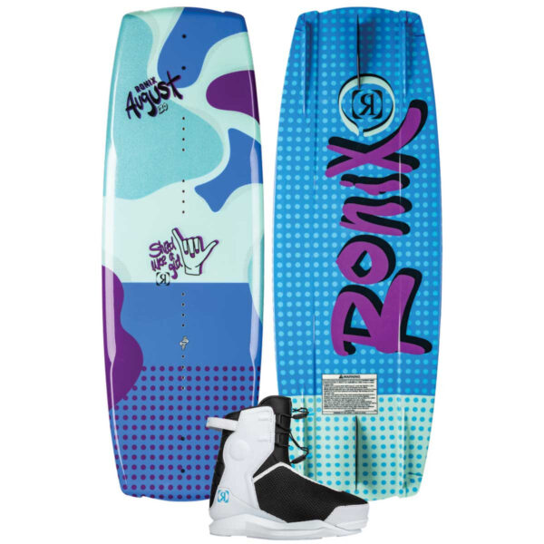 Ronix August Girl's Wakeboard Package w/ Vision Pro Bindings 2026