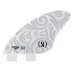 Ronix 3.6 in. Fiberglass Button - Aloha - Center Surf Fin [White]