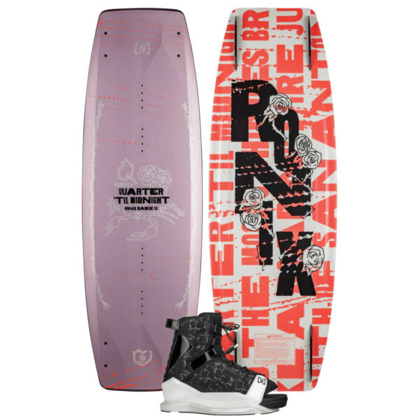 Ronix Quarter 'Til Midnight Women's Wakeboard Package w/ Halo Bindings 2026