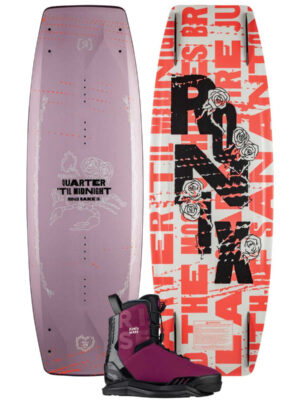 Ronix Quarter 'Til Midnight Women's Wakeboard Package w/ Rise Bindings 2026