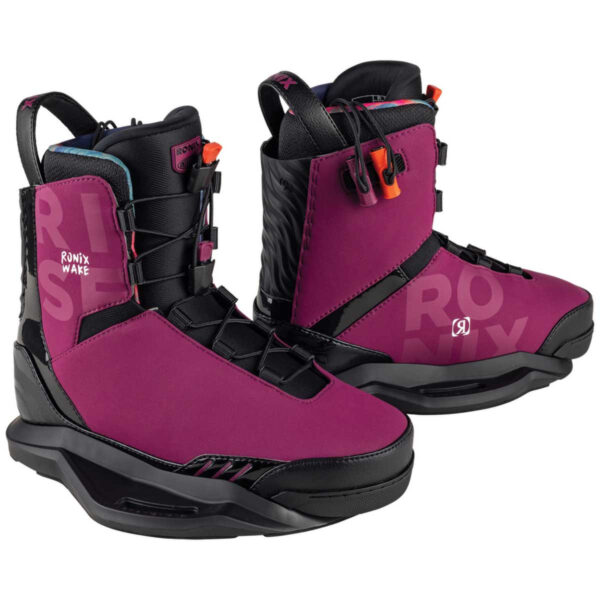 Ronix Rise Intuition Women's Wakeboard Bindings 2026 [Merlot/Peach]