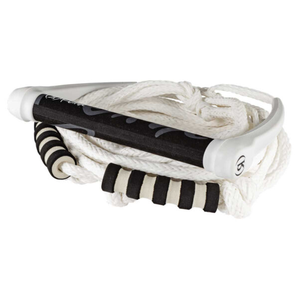 Ronix Silicone Bungee Wakesurf Rope & Handle Combo Surf 11 in. [Whiteout]