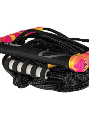Ronix Silicone Bungee Wakesurf Rope & Handle Combo Surf 11 in. [Tropical Swirl]