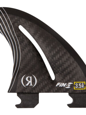 Ronix 3.5 in. Fin-S 2.0 Flo Thru Right Surf Fin (Carbon)