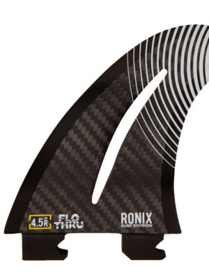 Ronix 4.5 in. Fin-S 2.0 Flo Thru Right Surf Fin (Carbon)