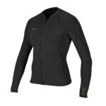 O'Neill Bahia 1/0.5mm Full Zip (Glide Black/Black/Black) Women's Wetsuit Top