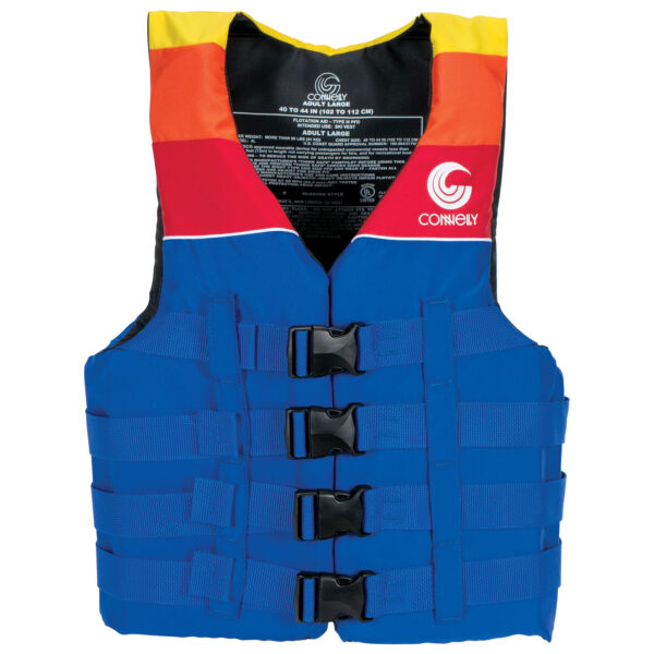 Connelly Men's 4-Belt Retro Nylon Life Jacket