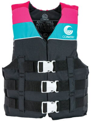 Connelly Women's 3-Belt Retro Nylon Life Jacket