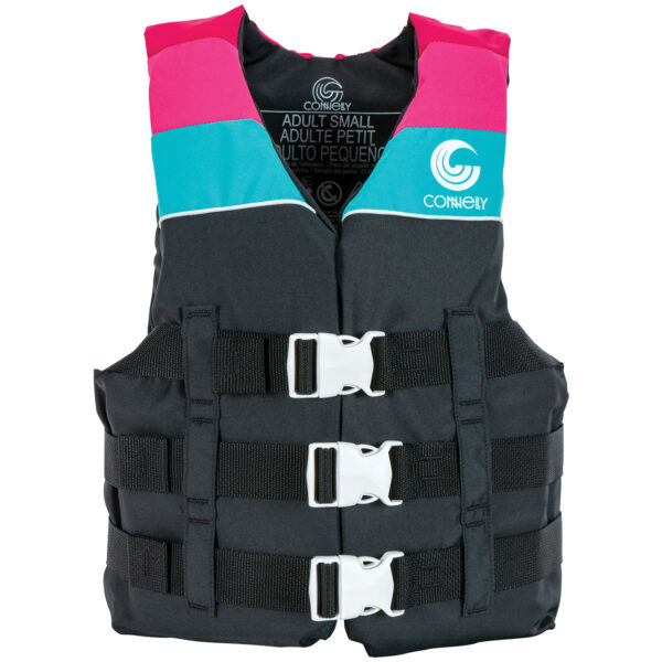 Connelly Women's 3-Belt Retro Nylon Life Jacket