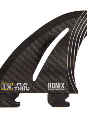 Ronix 3.5 in. Fin-S 2.0 Flo Thru Left Surf Fin (Carbon)