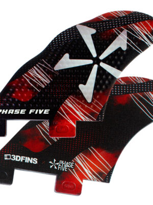 Phase Five 3D Speed Base Twin Fin Set - Model X
