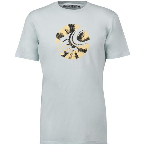 Mens T-Shirt Cabrinha Palm C Light Blue