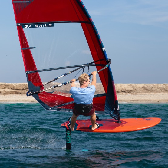 Windsurf sail GA-Sails Air Ride 2024 Red