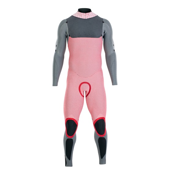 Mens wetsuit ION Seek Core 5/4 Back Zip Distorted-Black