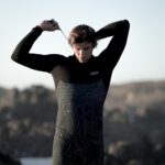 Mens wetsuit ION Seek Core 5/4 Back Zip Distorted-Black