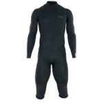 Mens wetsuit ION Element 4/3 Overknee LS Back Zip Black