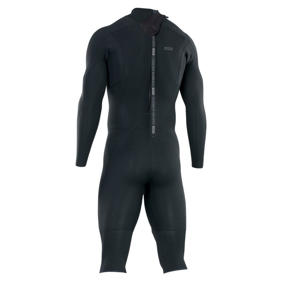 Mens wetsuit ION Element 4/3 Overknee LS Back Zip Black