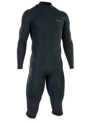 Mens wetsuit ION Element 4/3 Overknee LS Back Zip Black