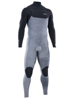 Mens wetsuit ION Seek Amp 3/2 Front Zip Tiedye-Ltd-Grey