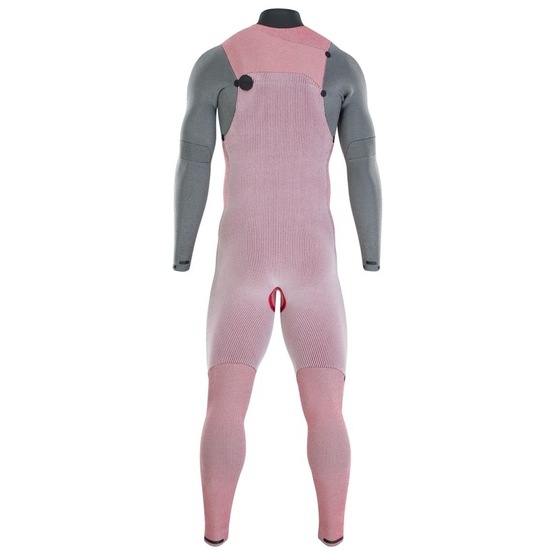 Mens wetsuit ION Seek Amp 3/2 Front Zip Black