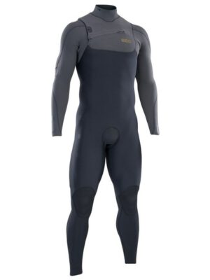 Mens wetsuit ION Seek Amp 3/2 Front Zip Black