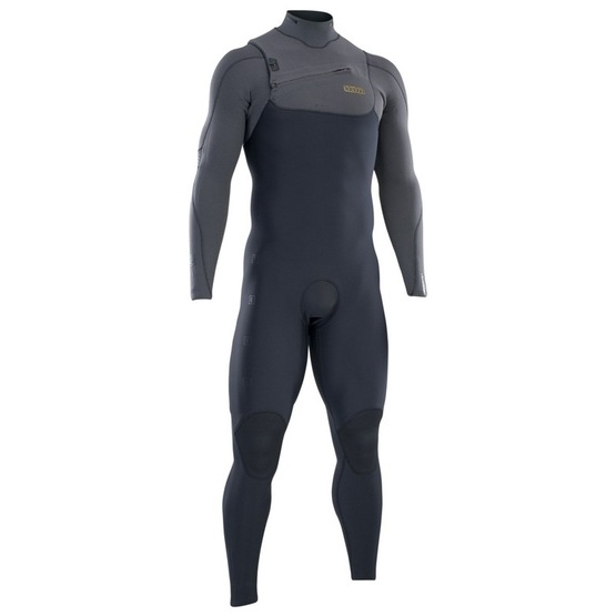 Mens wetsuit ION Seek Amp 3/2 Front Zip Black