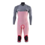 Mens wetsuit ION Seek Core 4/3 Overknee LS Front Zip Distorted-Black