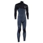 Mens wetsuit ION Seek Core 5/4 Front Zip Distorted-Black