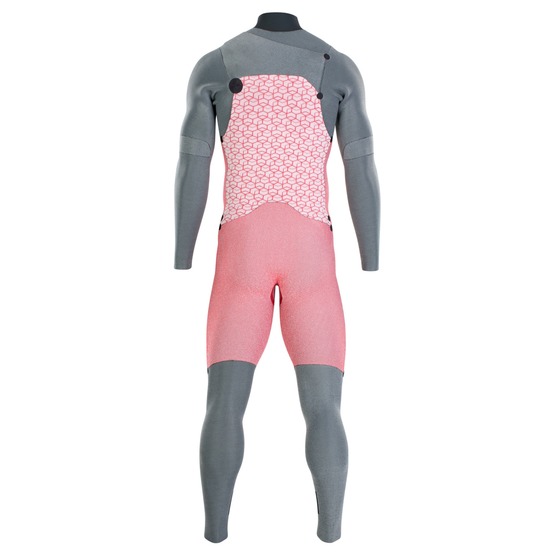 Mens wetsuit ION Seek Core 5/4 Front Zip Distorted-Black