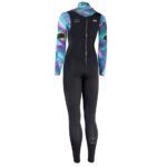 Womens wetsuit ION Amaze Core 5/4 Back Zip Tropical-Palm-Glitch