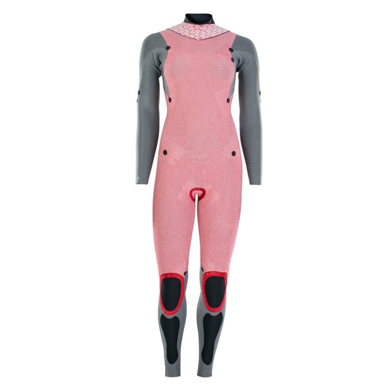 Womens wetsuit ION Amaze Core 5/4 Back Zip Tropical-Palm-Glitch