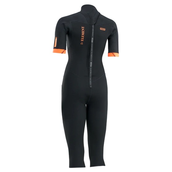 Womens wetsuit ION Element 3/2 Overknee SS Back Zip Black