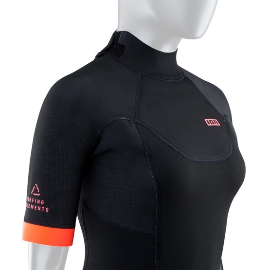Womens wetsuit ION Element 3/2 Overknee SS Back Zip Black