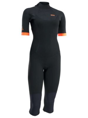 Womens wetsuit ION Element 3/2 Overknee SS Back Zip Black