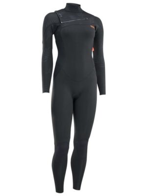 Womens wetsuit ION Amaze Core 5/4 Front Zip Black