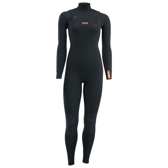 Womens wetsuit ION Element 4/3 Front Zip Black