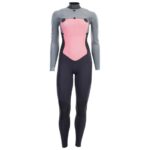 Womens wetsuit ION Element 4/3 Front Zip Black