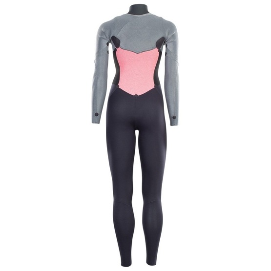 Womens wetsuit ION Element 4/3 Front Zip Black