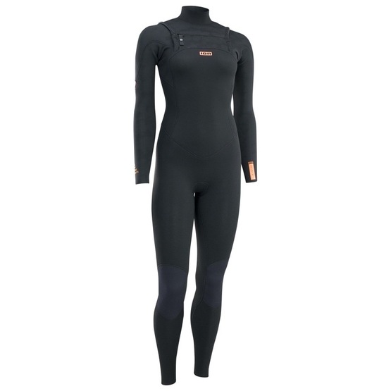 Womens wetsuit ION Element 4/3 Front Zip Black