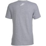 Mens T-Shirt JP-Australia Reflective Logo Print Heather Grey