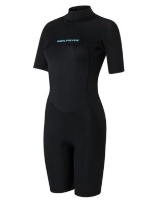Womens wetsuit NeilPryde Spark S/S Shorty 2/2 BZ Black