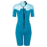 Womens wetsuit NeilPryde Spark S/S Shorty 2/2 BZ Petrol / Floral