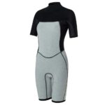 Womens wetsuit NeilPryde Spark S/S Shorty 2/2 BZ Petrol / Floral
