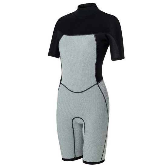Womens wetsuit NeilPryde Spark S/S Shorty 2/2 BZ Petrol / Floral