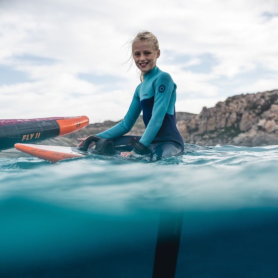 Youth wetsuit NeilPryde Dolphin 5/4/3 BZ Navy / Light Blue
