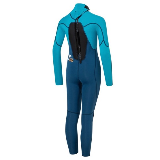 Youth wetsuit NeilPryde Dolphin 5/4/3 BZ Navy / Light Blue