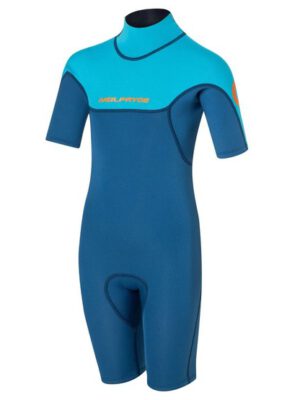 Youth wetsuit NeilPryde Dolphin Shorty 2/2 BZ Navy / Light Blue
